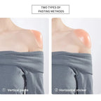 Silicone Shoulder Pad Beautiful Shoulder Right-Angle Shoulder Artifact Unisex Invisible Detachable Reusable