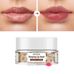 Coconut Lip Sleep Mask Night Sleeping Maintenance Moisturizing Fade Lines Nourishing Balm Skin Care Beauty Health 20g