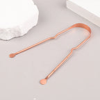 ●1PCS Copper Tongue Scraper Men Women Toothbrush Dental Oral Care Hygiene Health Care Tool Cleaner Scraper