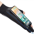 Ice Silk Half Finger Gloves For Men And Women Anti Slip Cycling Driving Fishing Summer Outdoor Fitness High Elastic