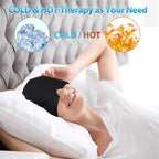 Upgraded Full Coverage Ice Head Wrap Head Head Massager