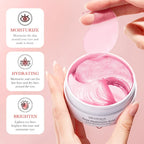 60Pcs Bioaqua Rose Eye Mask Anti Dark Circles Eye Bags Moisturizing Eye Patches Skin Care Products