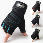 1 Pair Gym Gloves For Fitness And Weight Lifting With Wrist Support For Bodybuilding Training And Cycling