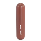 Lipstick with applicator and measurements on a white background