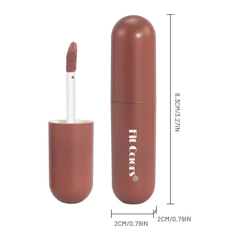 Marbled Chocolate Lip Gloss Smooths Lines Waterproof Long Lasting Rich Color Matte Lipstick Health Beauty