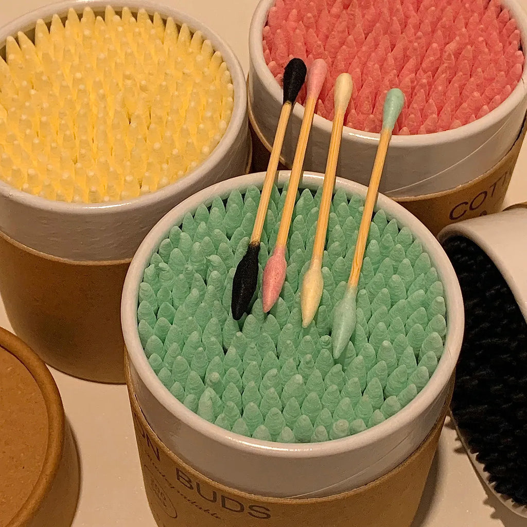 Baby Cotton Swabs Wood Sticks 200Pc/Box Wooden Soft Cotton Bud Cleaning of Ears Tampons Cotonete Pampons Health Beauty Accessory