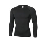 Men's Quick Dry Compression Training T Shirt For Running Fitness Sweat Wicking Gym Top