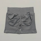 HISTELLO Gym Shorts 4.5" Women Fitness Sports Biker Shorts Low Waist Running Pants Workout Scrunch Butt Yoga Seamless Leggings