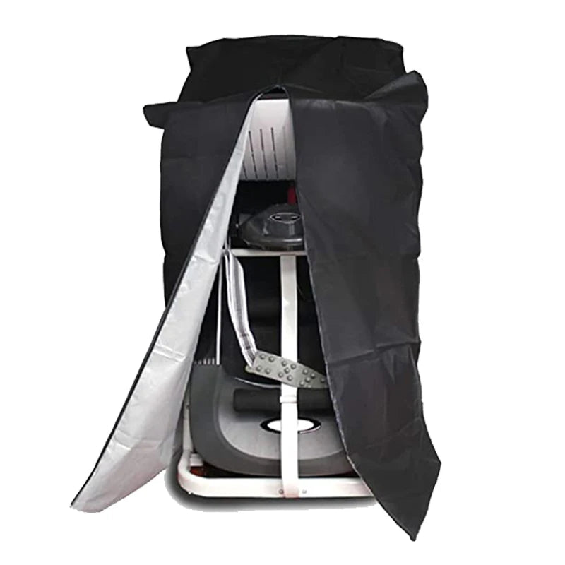 Folding Treadmill Cover, Dustproof & Waterproof Oxford Cloth Sunscreen Cover, Full Coverage Protector for Home Fitness Equipment