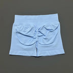 HISTELLO Gym Shorts 4.5" Women Fitness Sports Biker Shorts Low Waist Running Pants Workout Scrunch Butt Yoga Seamless Leggings