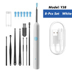 Smart Visual Ear Cleaner HD Ear Sticks Otoscope USB C Charging Endoscope Wax Removal Tool Earpick MIni Camera Health Care Set