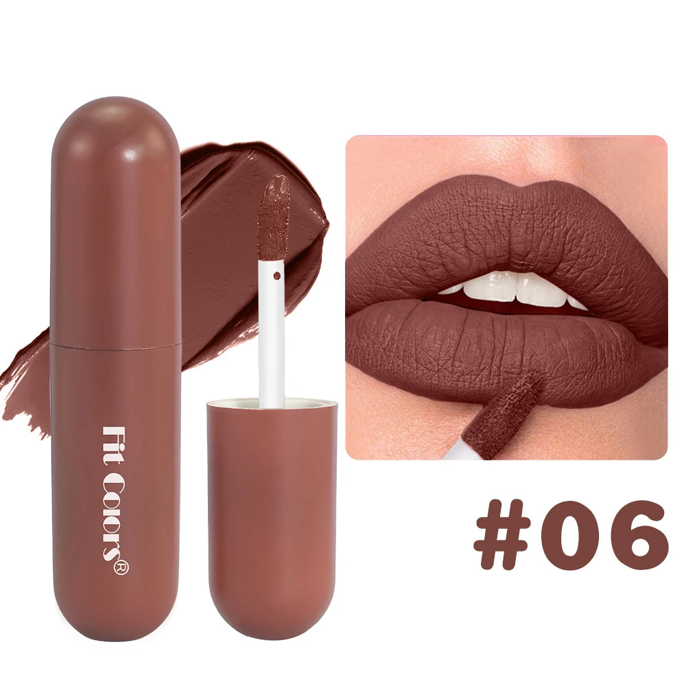 Marbled Chocolate Lip Gloss Smooths Lines Waterproof Long Lasting Rich Color Matte Lipstick Health Beauty