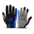 Full Finger Cycling Gloves For Men Women Touch Screen Breathable Lycra Shock Absorbing Sponge Filling Riding Gloves