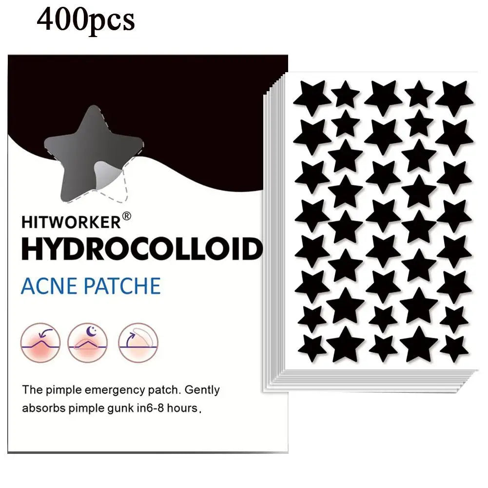 200/400pcs Black Pimple Patches Cute Star Shaped Pimple Cover Sticker For Ance Cute And Invisible Pimples Patch Beauty-health