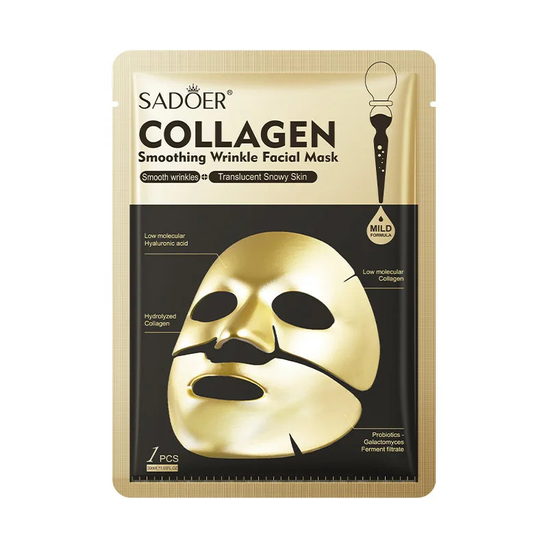Gold Collagen Mask Moisturizing Anti-Aging Anti-Wrinkle Mask Sheet Collagen Mask Skin Care Products