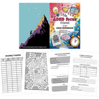 The ADHD Focus Friend 3 In 1 ADHD Workbook Mental Health Goals Planner With Activities And Illustrations Coloring Book