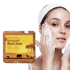 Unisex African Black Cleansing Soap Bar 3.5 oz