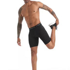 Mens Boxer Briefs Sports Underwear Quick Drying Breathable Moisture Wicking Gym Black