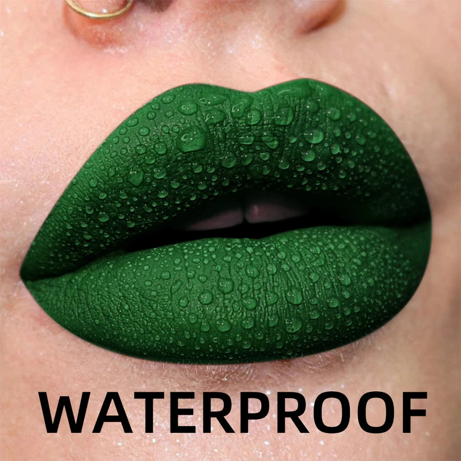 19 Colors Matte Velvet Liquid Lipstick – Waterproof Long-Lasting Lip Tint & Glaze