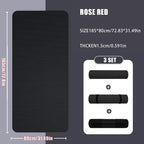 15mm Thick NBR Yoga Mat Anti Slip Fitness Mat For Exercise Yoga Pilates Gymnastics And Home Use