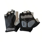 1 Pair Fingerless Gym Gloves For Men Women Breathable Anti Slip Training Gloves For Cycling Bicycle And Bodybuilding