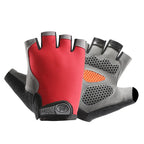 QzeUpwardSpirit Cycling Gloves Fingerless Half Finger Breathable Anti Slip Polyester For Men Women Summer Fishing Bike