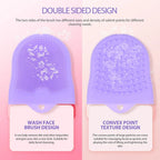1pcs Cleansing Massage Finger Cots Facial Brush Silicone Skin Care Deep Cleaning Handhold Silica Gel Women Beauty Health