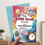 The ADHD Focus Friend 3 In 1 ADHD Workbook Mental Health Goals Planner With Activities And Illustrations Coloring Book