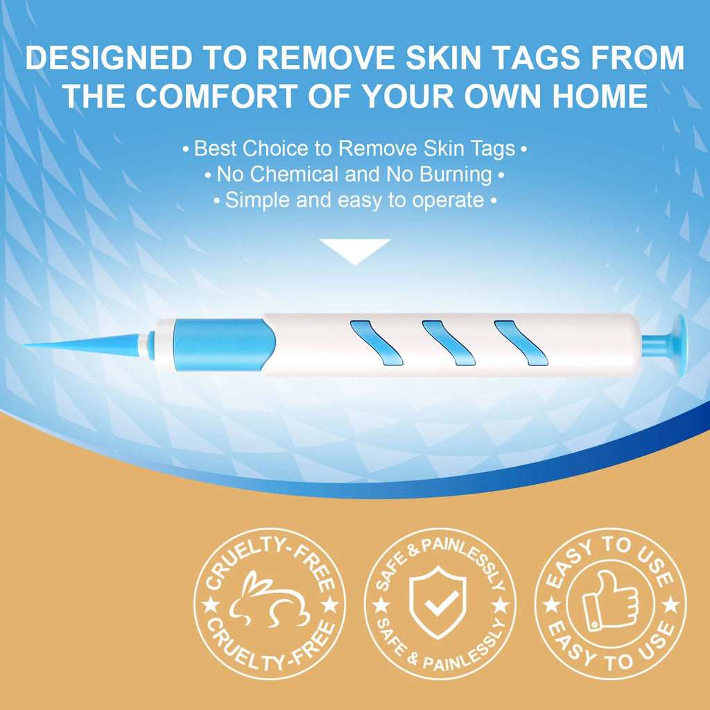 2 In1 Painless Auto Skin Tag Mole Wart Removal Kit Cleaning Tools Face Skin Care Body Wart Dot Treatments Remover Beauty Health