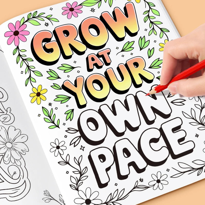 Mental Health Coloring Book: Self-Care Affirmations & Stress Relief for Adults | You Deserve to Test Yourself