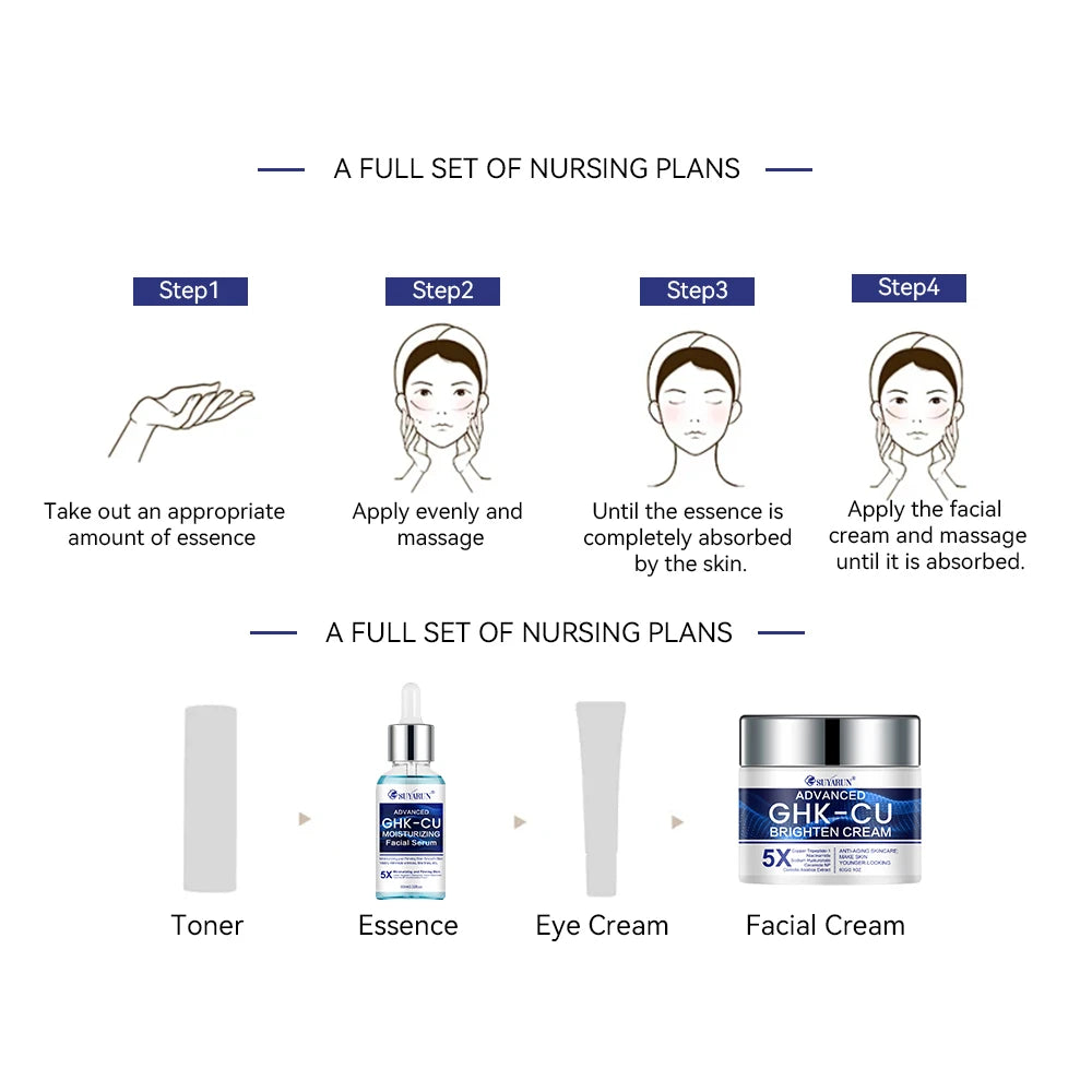 Cream & Serum - Anti-aging facial moisturizer, firming and moisturizing for all skin types, suitable for women.