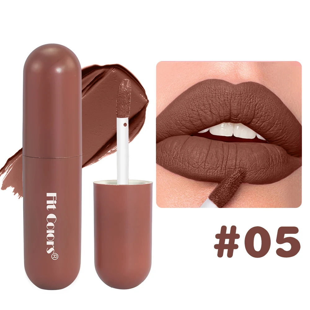 Marbled Chocolate Lip Gloss Smooths Lines Waterproof Long Lasting Rich Color Matte Lipstick Health Beauty