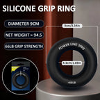 Silicone Finger Gripper Ring Hand Trainer For Grip Strength Training Stress Relief Home Gym Exercise Equipment