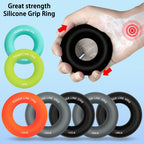 Silicone Finger Gripper Ring Hand Trainer For Grip Strength Training Stress Relief Home Gym Exercise Equipment