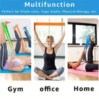 Three Piece Set Yoga Tension Belt Elastic Fitness Resistance Band For Men And Women Stretching And Strength Training