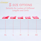 Lomansa 10Pcs C Curl Silicone Eyelash Perm Pad Sticky Lashes Rod Shield Lifting 3D Eyelash Curler Accessories Health Beauty Tool