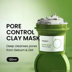 Skincare Products BEPLAIN Mung Bean Pore Serum,Deep Cleansing Foam,facial Pore Remover Clay Mask and Makeup Remover Oil
