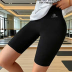 Womens High Waist Sports Shorts For Cycling Running Yoga Fitness Gym Breathable Moisture Wicking