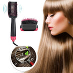 2 IN 1 One Step Hair Dryer and Volumizer Hair Straightener Hot Air Brush Hair Curler Hair Beauty and Health Styling