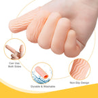 2Pcs/Pair 2Colors Silicone Finger Protector Spiral Protective Cover Non-Slip Waterproof Hand Injury Protection Health Care Tools