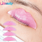 Libeauty 4Pc L Curl Silicone Eyelash Perm Pad Sticky Lashes Rod Shield Lifting 3D Eyelash Curler Lash Lifting Health Beauty Tool