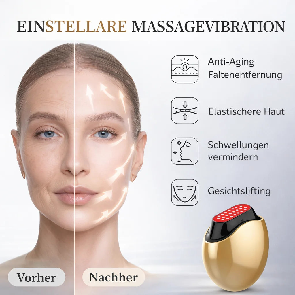 Facial Beauty Device EMS Anti-Aging Wrinkle Remover 2 Colors LED Skin Care Mini Radio Frequency Face Massager