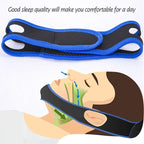 1PC CPAP Anti Snore Chin Strap Stop Snoring Adjustable Snore Belt Sleep Apnea Chin Support Straps Health Care Sleeping Aid Tools