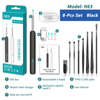 Smart Visual Ear Cleaner HD Ear Sticks Otoscope USB C Charging Endoscope Wax Removal Tool Earpick MIni Camera Health Care Set