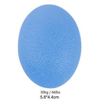 Hand Grip Egg Ball Finger Trainer For Strength Building And Stress Relief Home Gym Fitness Equipment Blue 30KG 66LB