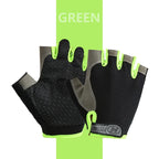 1 Pair Fingerless Gym Gloves For Men Women Breathable Anti Slip Training Gloves For Cycling Bicycle And Bodybuilding