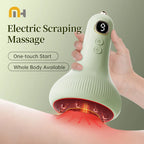 Electric Cupping Massager Vacuum Suction Cup Electric Vacuum Cupping Beauty Health Scraping Infrared Heat Body Slimming Massage