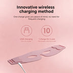 Eye Mask Massager Eye Bags Remover Firming Red Light Therapy Device Silicone with 7color LED Rechargeable Relieves Eye Fatigue