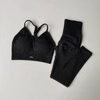 Peach High-Waisted Hip-Lifting Women's Exercise Suit Shockproof Yoga Fitness Clothes for Running And Styling