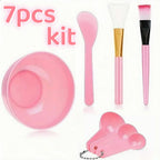 7-11pcs DIY Face Mask Mixing Set Plastic Facial Mask Brushes Kit Beauty Tool for Home SPA Salon Skincare Routine Mixing Bowl Set